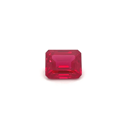 Octagon Lab Grown Ruby – 6.46 Carat