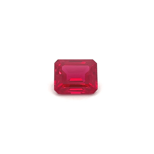 Octagon Lab Grown Ruby – 6.46 Carat