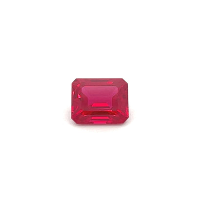 Octagon Lab Grown Ruby – 6.46 Carat