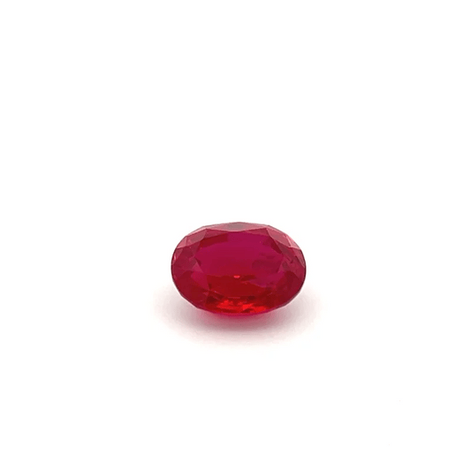 Oval Lab Grown Ruby – 5.87 Carat, Brilliant Red