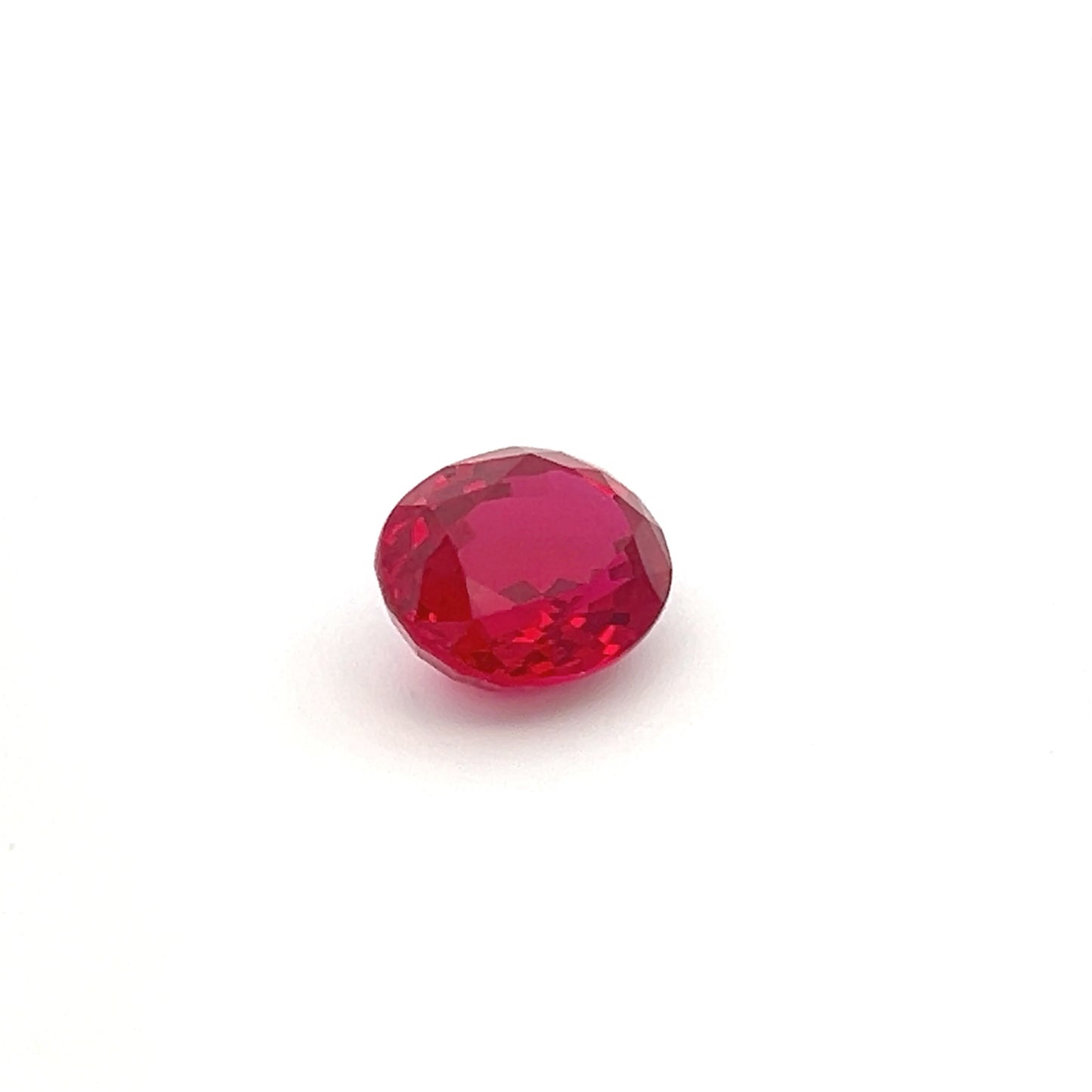 Fine 6.73 Ct Oval Synthetic Ruby for Jewelry