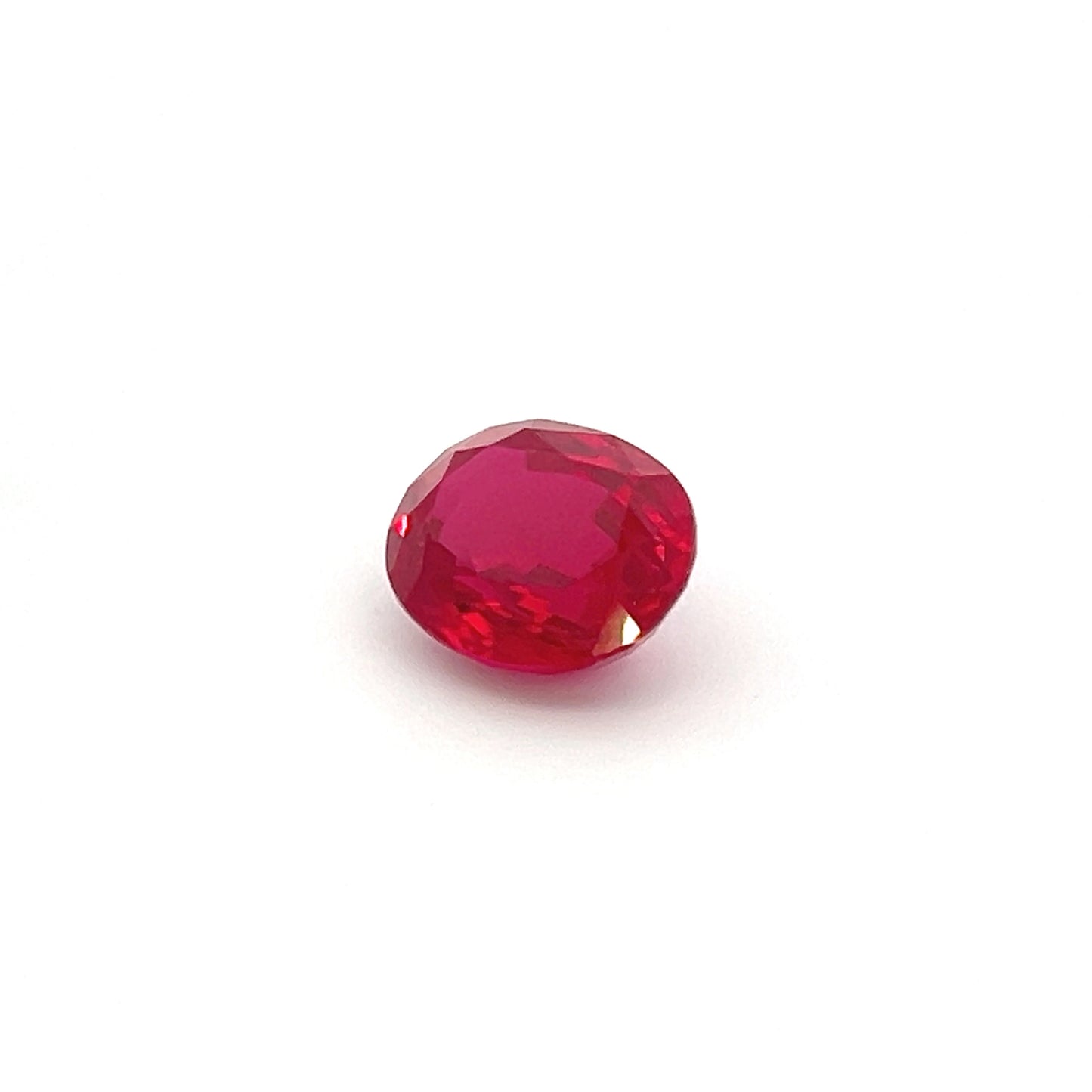 7.36 Ct Oval Lab Grown Ruby – Ideal for Custom Jewely