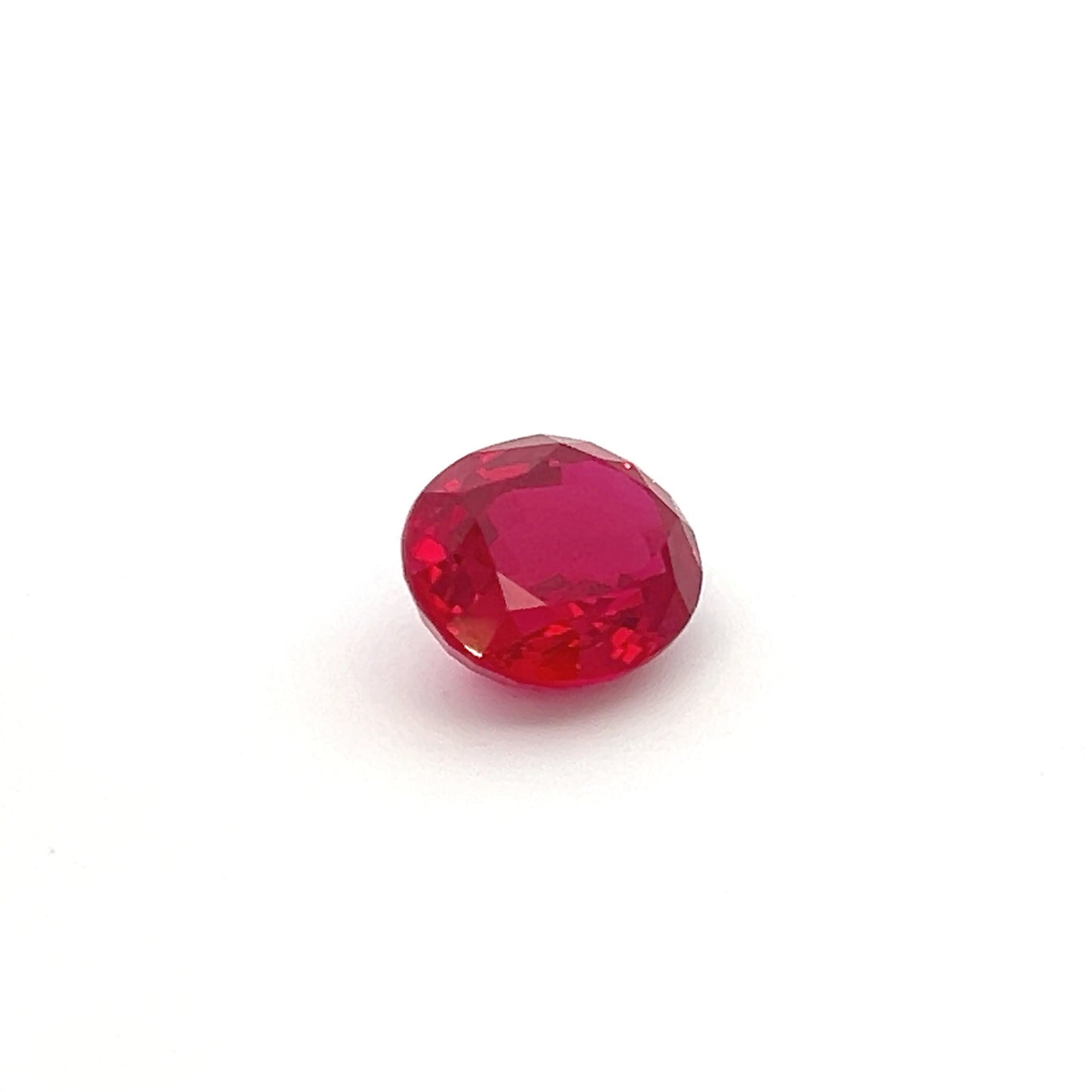 7.36 Ct Oval Lab Grown Ruby – Ideal for Custom Jewely