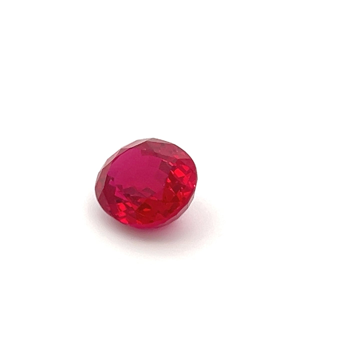 Premium 8.56 Ct Oval Synthetic Ruby for Rings