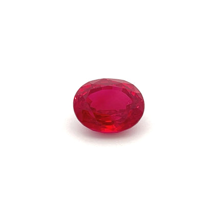 9.50 Carat Oval Synthetic Ruby – Jewelry Grade Gemstone