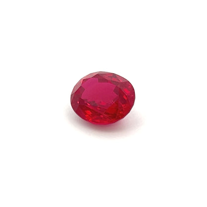 9.50 Carat Oval Synthetic Ruby – Jewelry Grade Gemstone