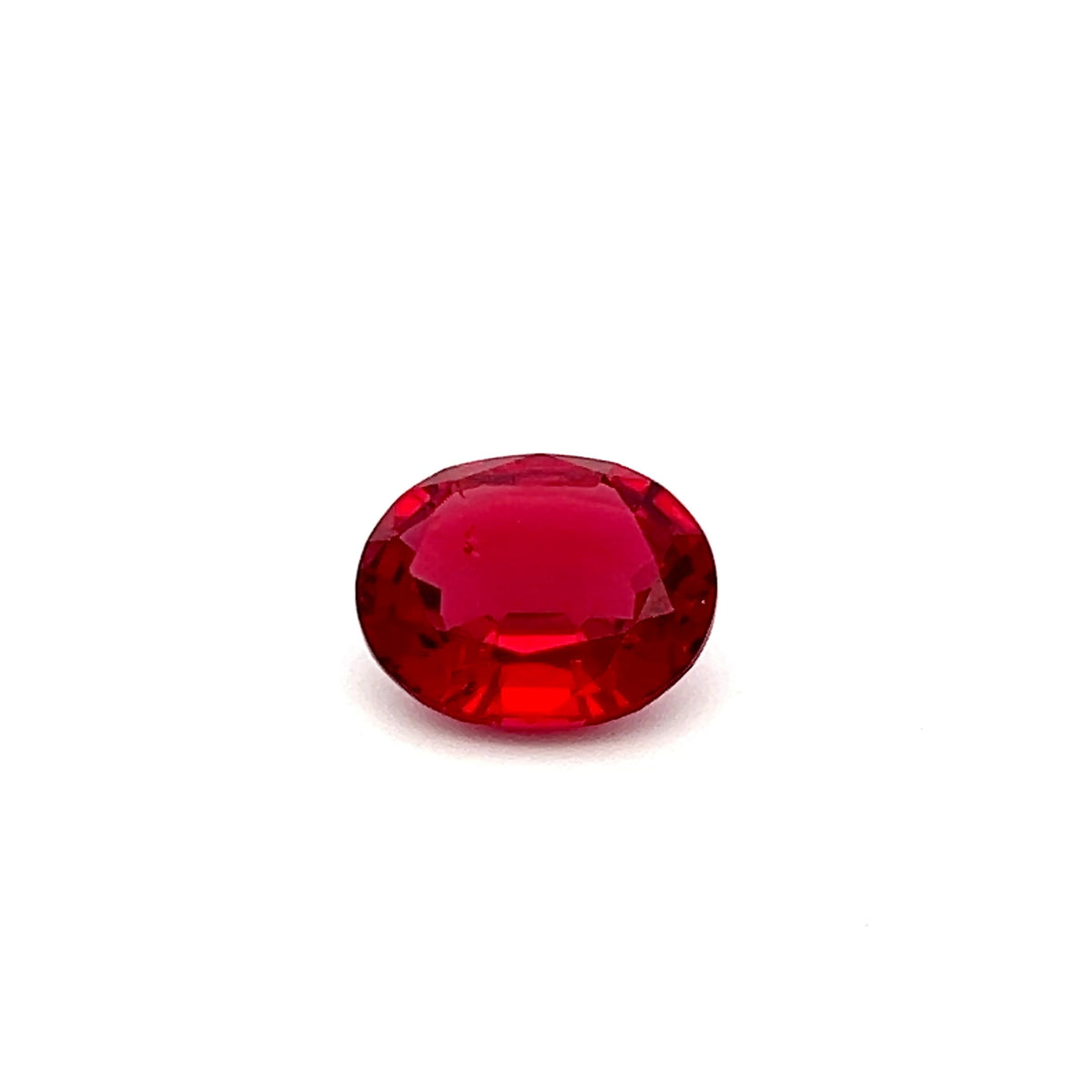 3.06 Ct Lab Grown Oval Red beryl, oval red beryl 3.06ct c