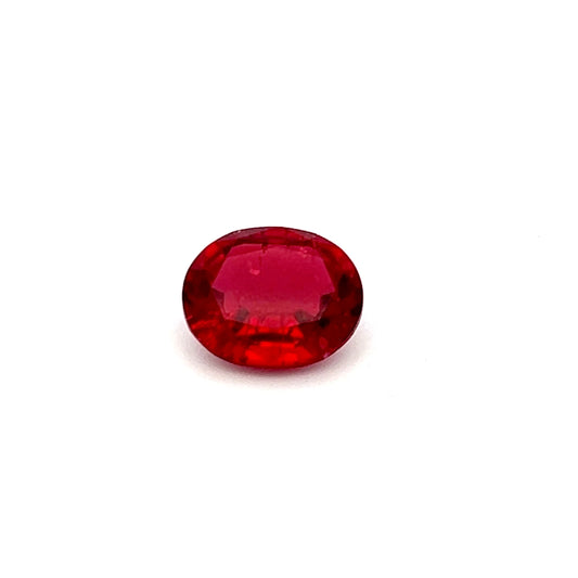 oval red beryl 3.26ct c
