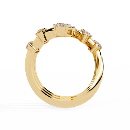 LGD Ring Pear & Marquise Stone (1.27ct )In 14k Gold