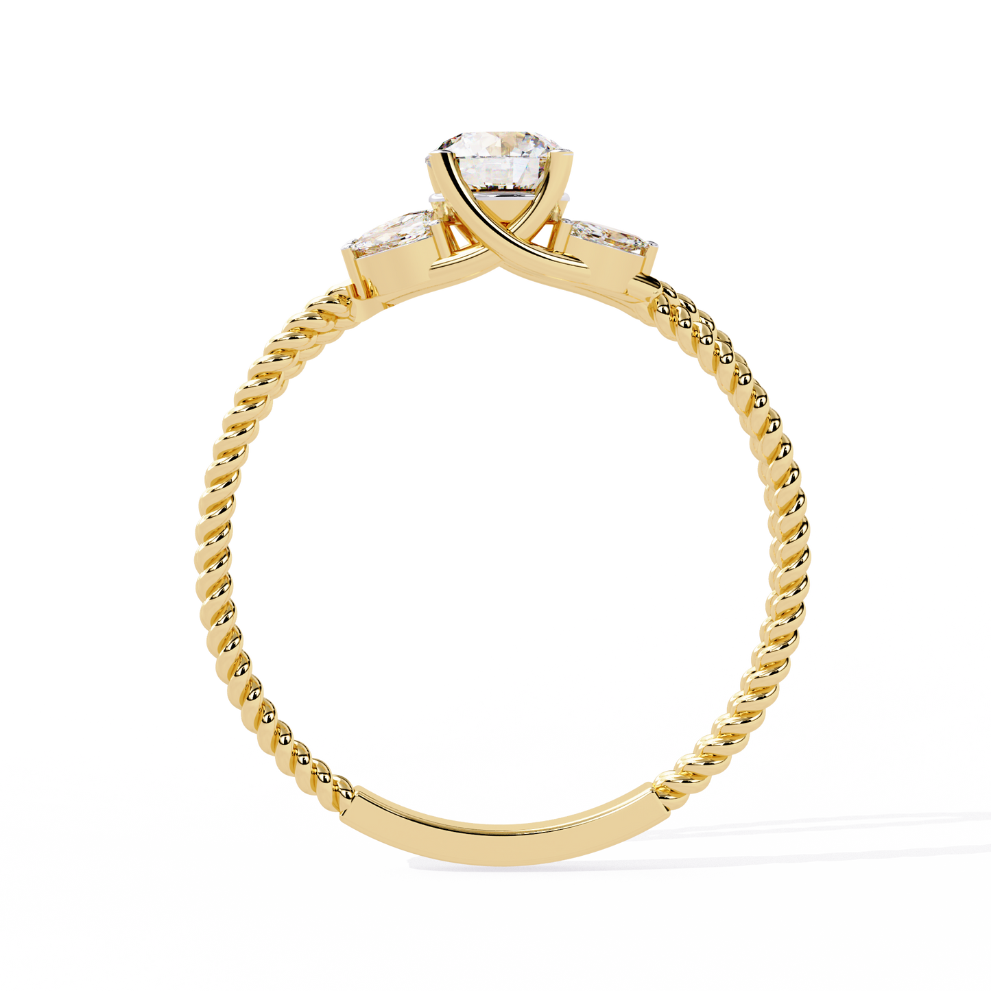 LGD Ring Marquise Stone (0.46ct) In 14K Gold  #LGD-RD-SR031