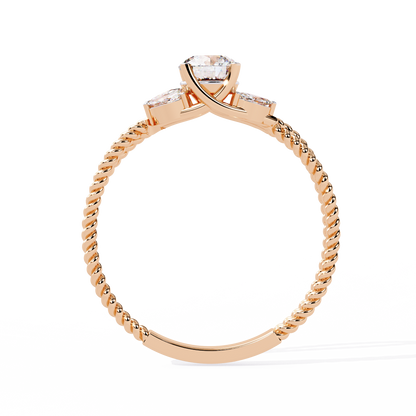 LGD Ring Marquise Stone (0.46ct) In 14K Gold  #LGD-RD-SR031