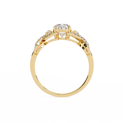 LGD  Solitaire Ring Oval Stone (1.942ct) In 14K Gold  #LGD-OV-SR046