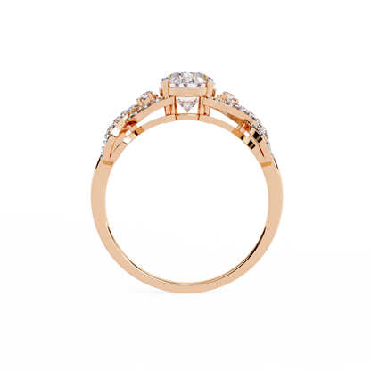 LGD  Solitaire Ring Oval Stone (1.942ct) In 14K Gold  #LGD-OV-SR046