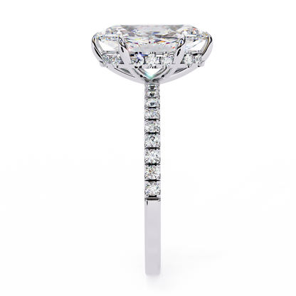LGD Solitaire Ring Marquise Stone (1.73ct) In 14K Gold   #LGD-Mq-CD006