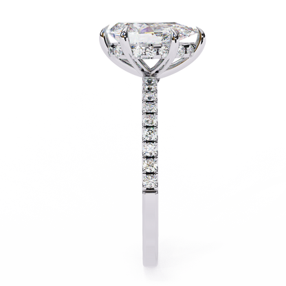 LGD Solitaire Ring Pear Stone (1.92ct) In 14K Gold  #LGD-PE-CD007
