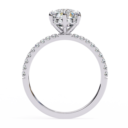 LGD Solitaire Ring Pear Stone (1.92ct) In 14K Gold  #LGD-PE-CD007