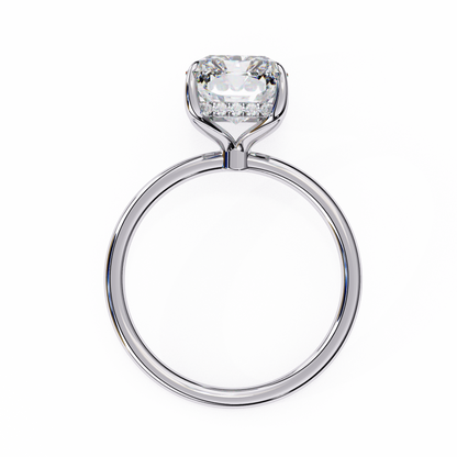 LGD Solitaire Ring Radiant Stone (2.54ct) In 14K Gold  #LGD-RT-CD084