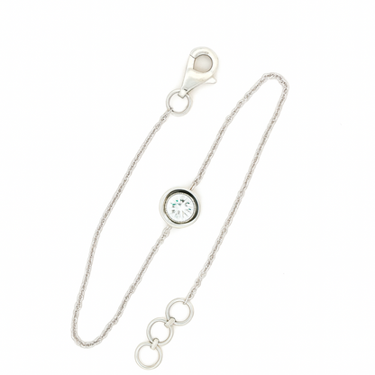 Round Brilliant Lab Grown Diamond Bracelet