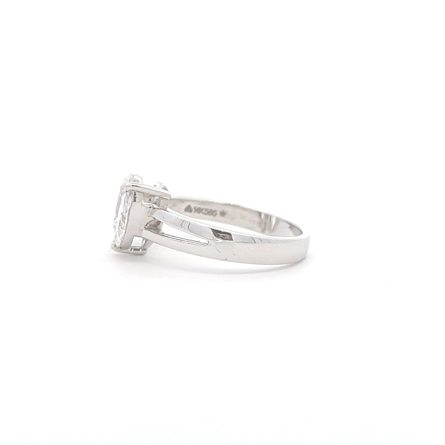 Twin Stone Design Lab Grown Diamond Ring side b