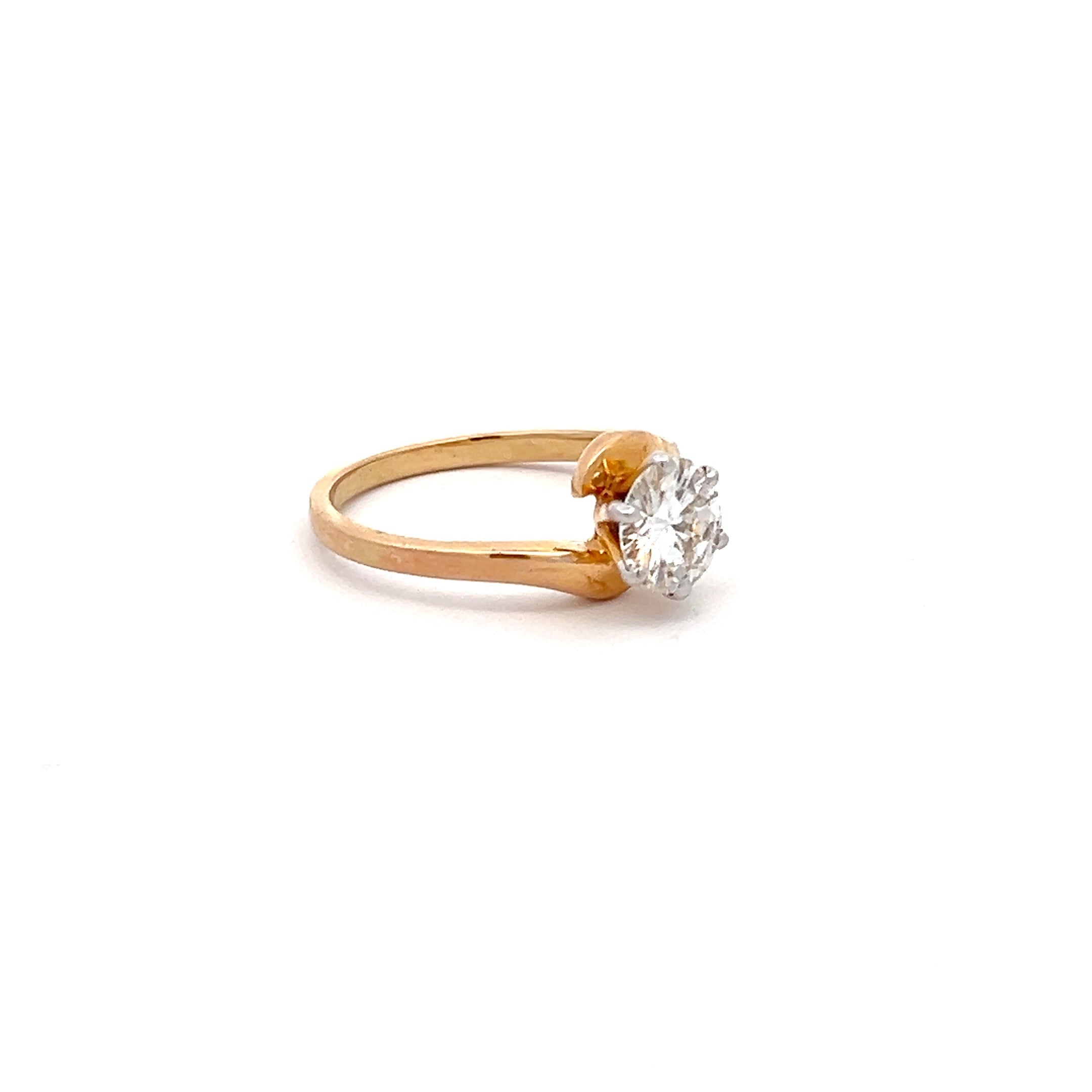 Majestic Spark 1.50ct Lab Grown Diamond  Ring In 14k Gold.