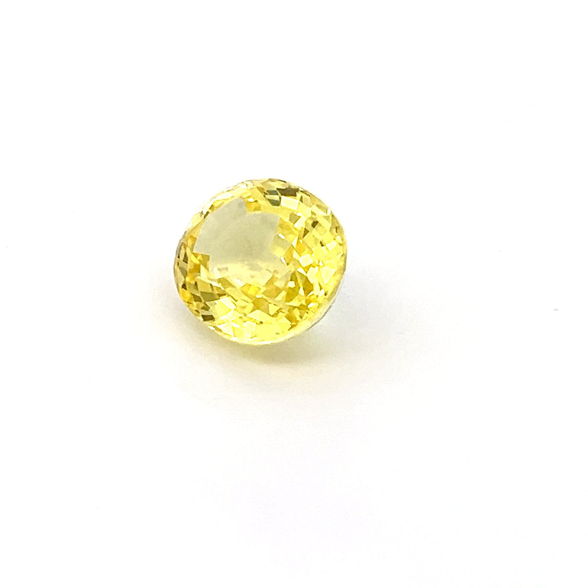 Oval 8.68 Ct Yellow Sapphire Stone, oval yellow sapphire 8.68ct