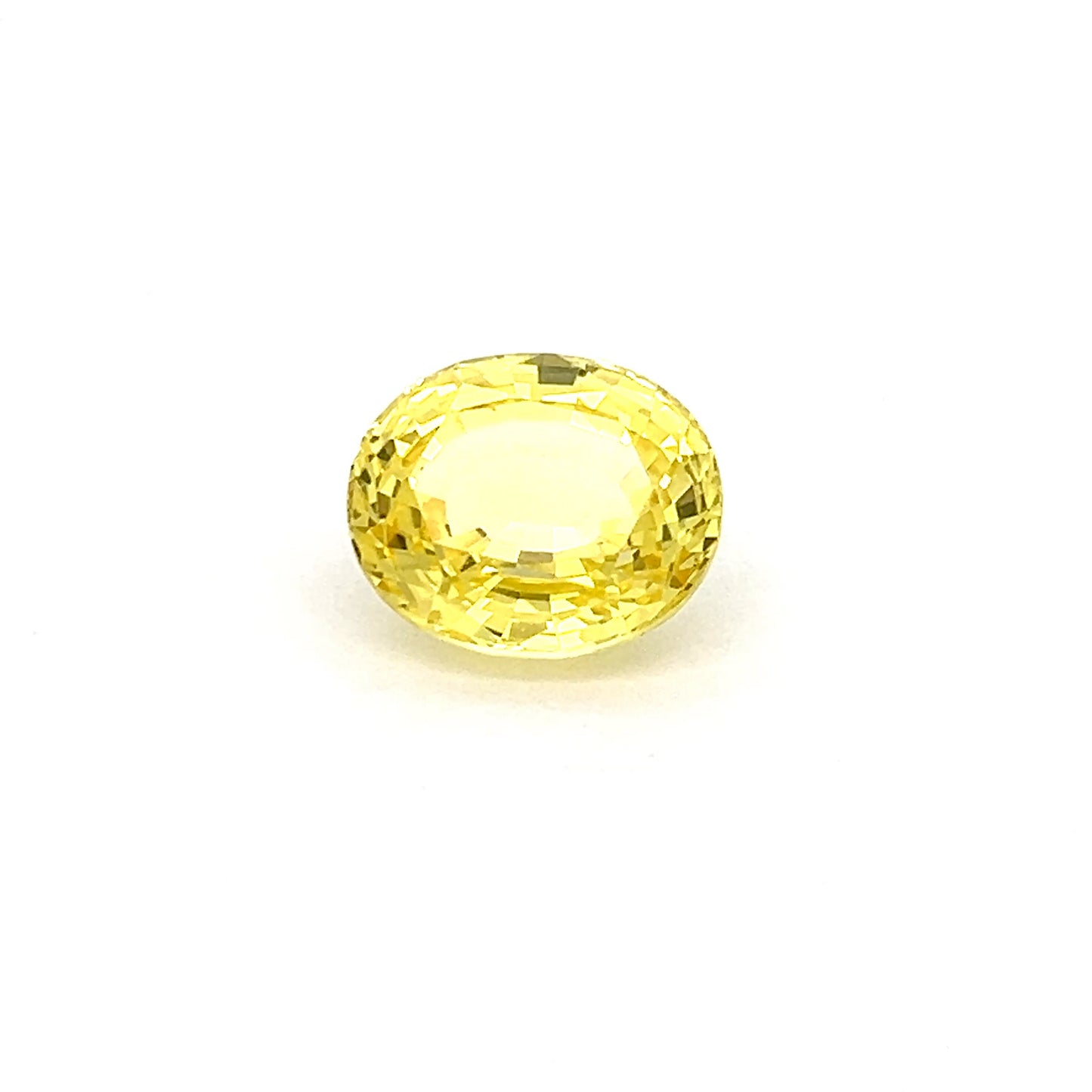 Oval 8.68 Ct Yellow Sapphire Stone