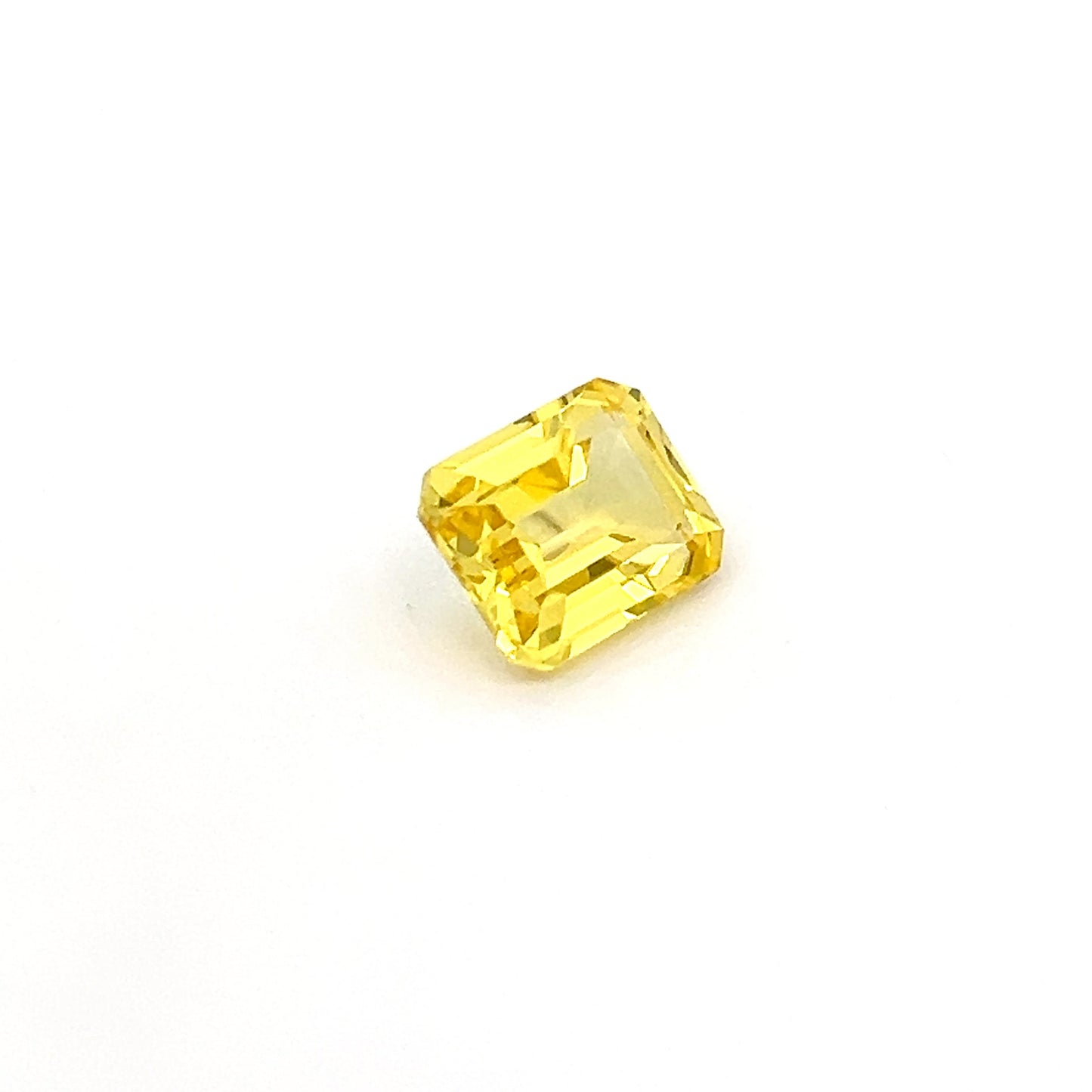 Octagon 5.49 Ct Yellow Sapphire Gemstone