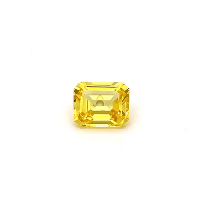 Octagon 5.49 Ct Yellow Sapphire Gemstone