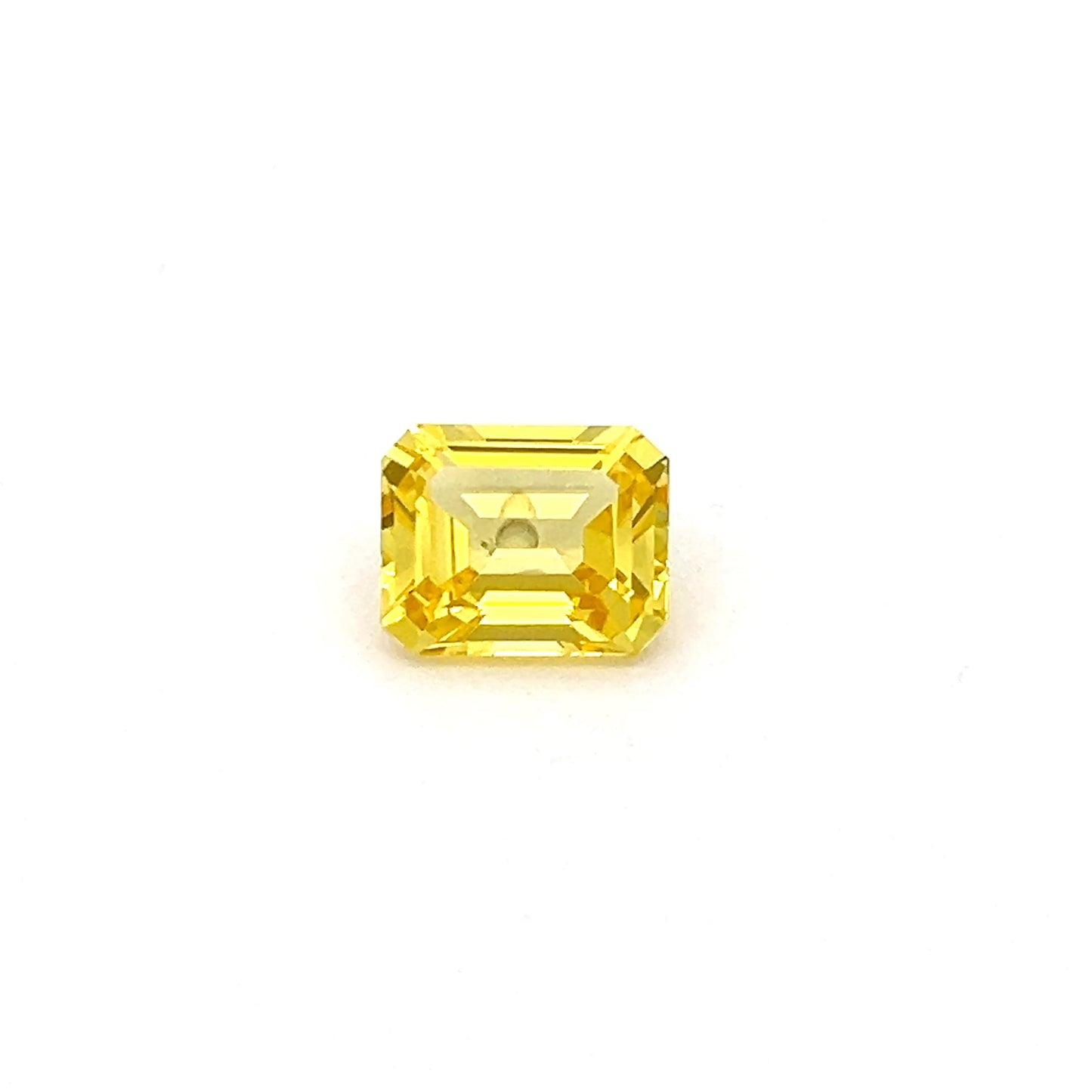 Octagon 5.49 Ct Yellow Sapphire Gemstone