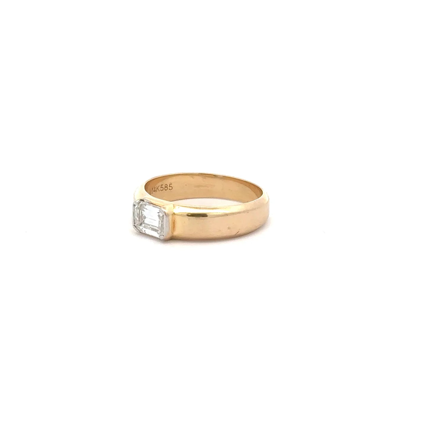 1 Carat Lab Created Diamond Ring in 14k Gold