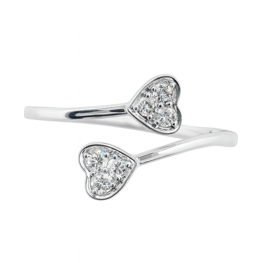 lab grown Heart-shaped ring 