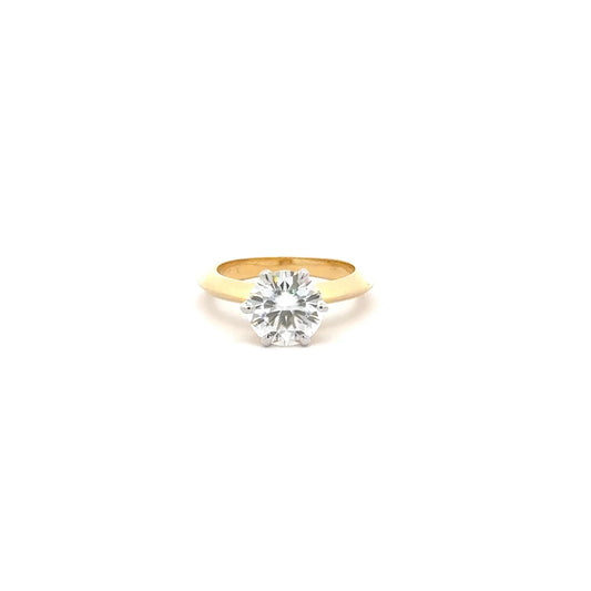 2 Carat Lab Grown Diamond  Round Brilliant Rings
