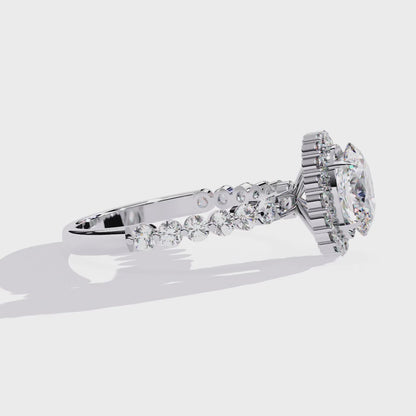 LGD  Solitaire Ring Oval Stone (1.74ct) In 14K Gold  #LGD-OV-CD137